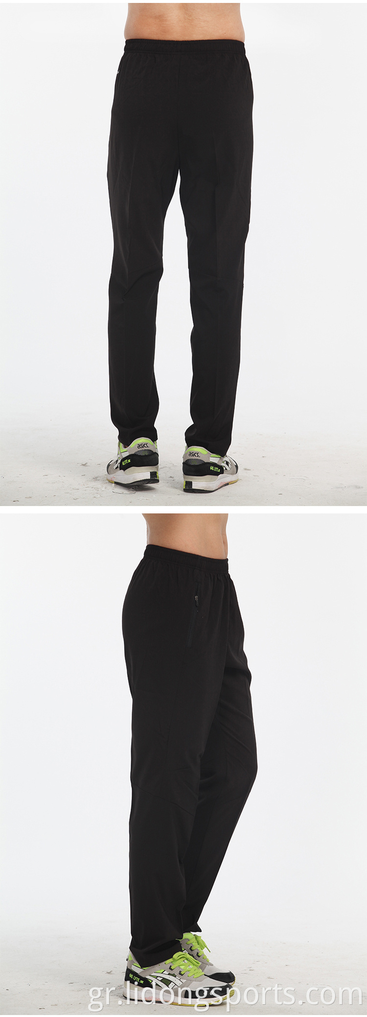 Pocket Zip παντελόνι ελαστικά παντελόνια σχέδια για τα παντελόνια υφασμάτων ανδρών παντελόνια